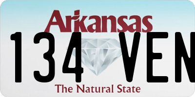 AR license plate 134VEN