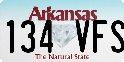 AR license plate 134VFS