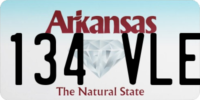 AR license plate 134VLE