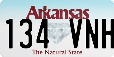 AR license plate 134VNH