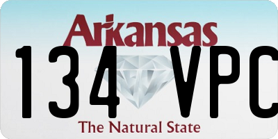 AR license plate 134VPC