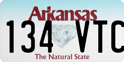 AR license plate 134VTC