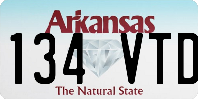 AR license plate 134VTD