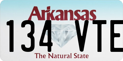 AR license plate 134VTE