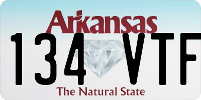 AR license plate 134VTF