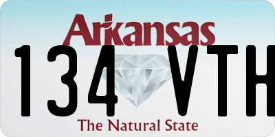 AR license plate 134VTH