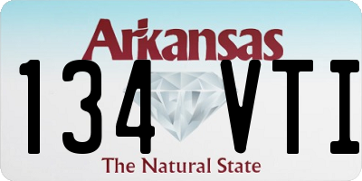 AR license plate 134VTI