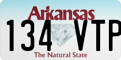 AR license plate 134VTP