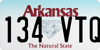 AR license plate 134VTQ