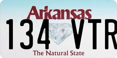 AR license plate 134VTR
