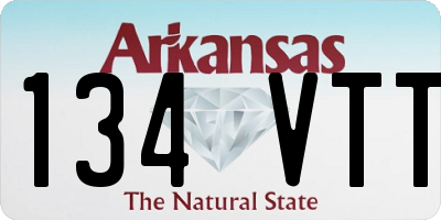 AR license plate 134VTT