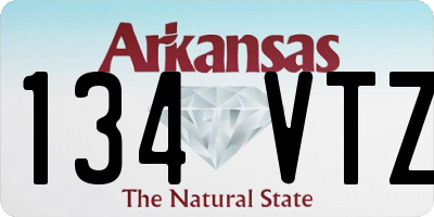 AR license plate 134VTZ