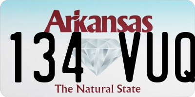 AR license plate 134VUQ