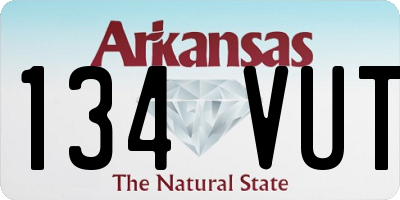 AR license plate 134VUT