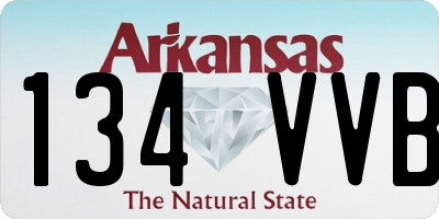 AR license plate 134VVB