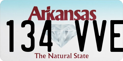 AR license plate 134VVE