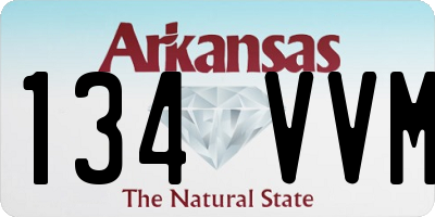 AR license plate 134VVM