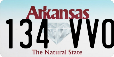 AR license plate 134VVO