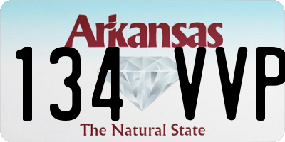 AR license plate 134VVP
