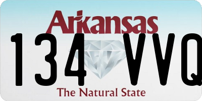 AR license plate 134VVQ