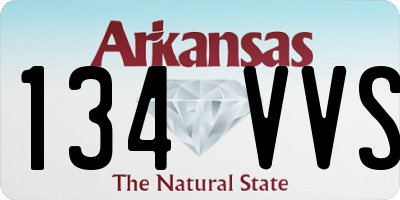 AR license plate 134VVS