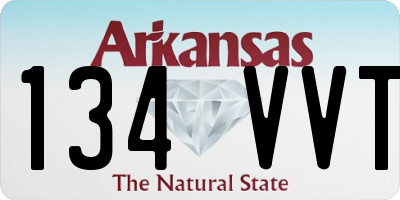 AR license plate 134VVT