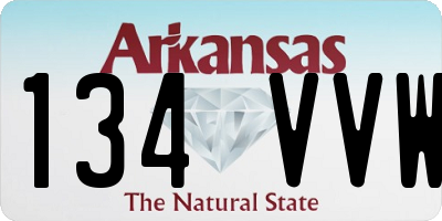 AR license plate 134VVW