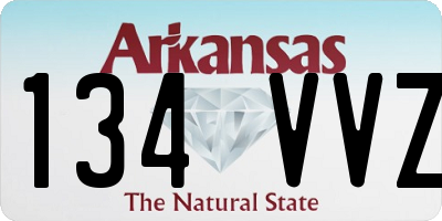 AR license plate 134VVZ