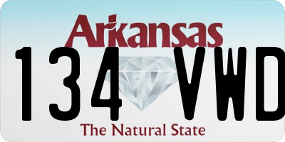 AR license plate 134VWD