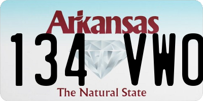 AR license plate 134VWO