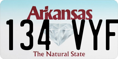 AR license plate 134VYF