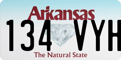AR license plate 134VYH