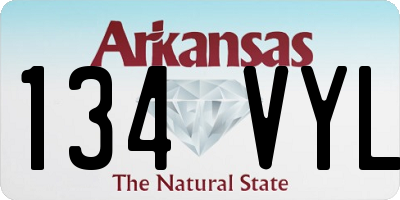 AR license plate 134VYL