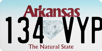 AR license plate 134VYP
