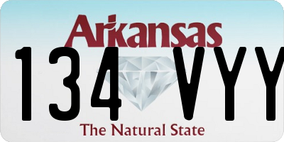 AR license plate 134VYY