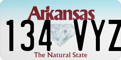AR license plate 134VYZ
