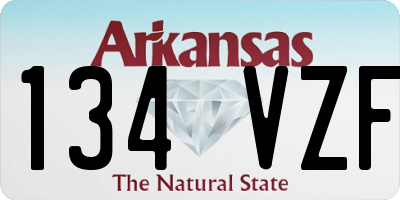 AR license plate 134VZF