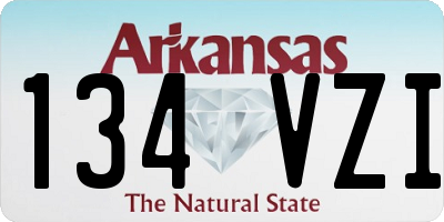 AR license plate 134VZI