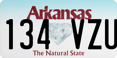 AR license plate 134VZU
