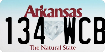 AR license plate 134WCB