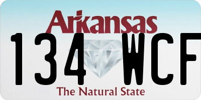 AR license plate 134WCF