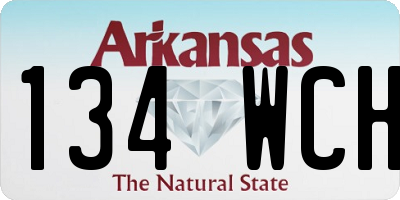 AR license plate 134WCH