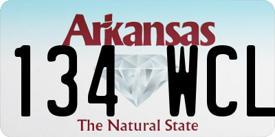 AR license plate 134WCL