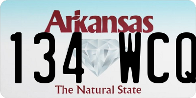 AR license plate 134WCQ