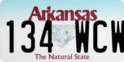 AR license plate 134WCW