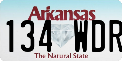 AR license plate 134WDR