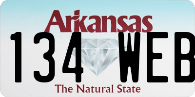AR license plate 134WEB