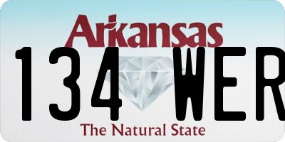 AR license plate 134WER