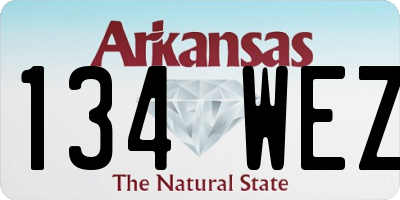 AR license plate 134WEZ