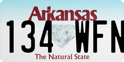 AR license plate 134WFN